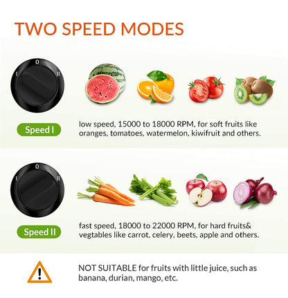800W Multifunctional Fruit & Veg Juicer