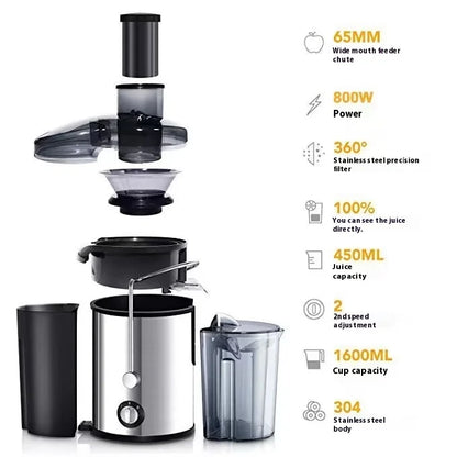 Large Caliber Household Centrifugal Juicer