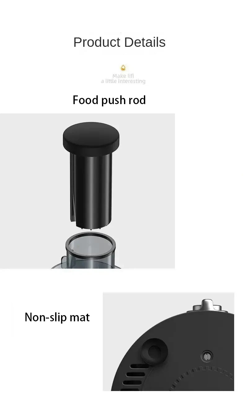 800W Stainless Steel Centrifugal Juicer