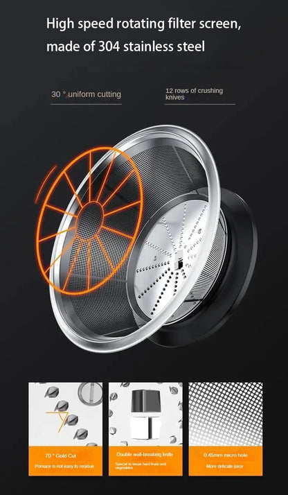 800W Stainless Steel Centrifugal Juicer